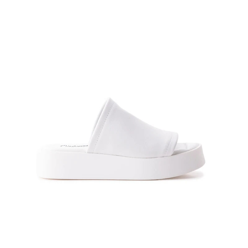 Dumpling White Leather