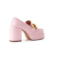 Riga Light Pink Leather