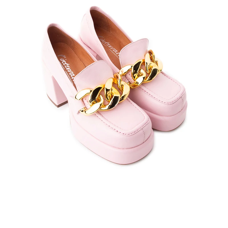 Riga Light Pink Leather