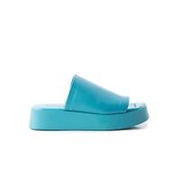 Dumpling Blue Leather