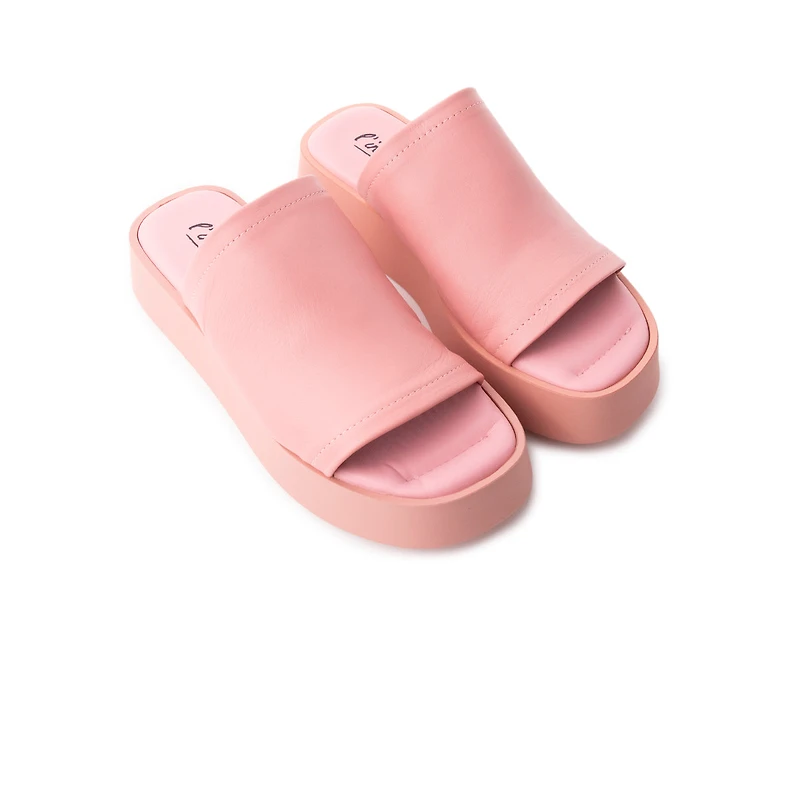 Dumpling Pink Leather