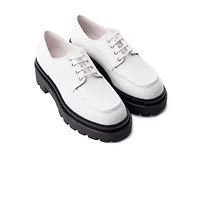 Huelva White Leather