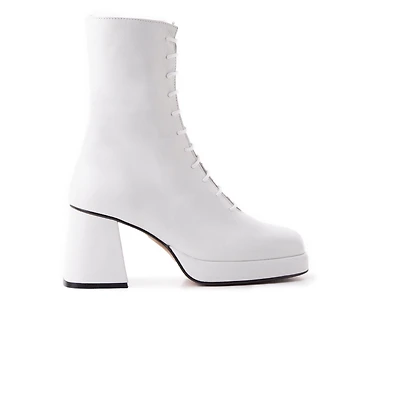 Mather White Leather
