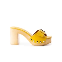 Micro Mustard Leather