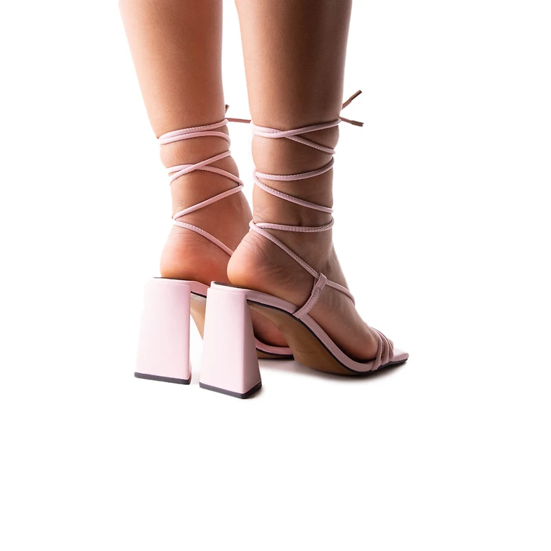 Filomena Light Pink Leather