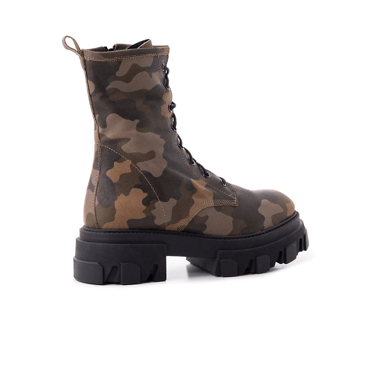 Fukoka Green Military Leather