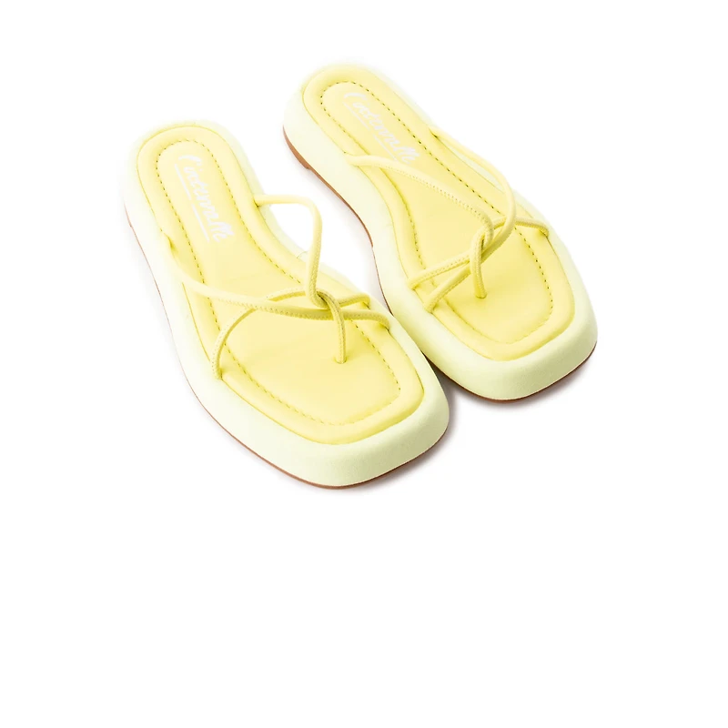 Kasiani Yellow Leather