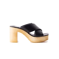 Elodie Black Leather