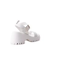 Garibaldi White Leather