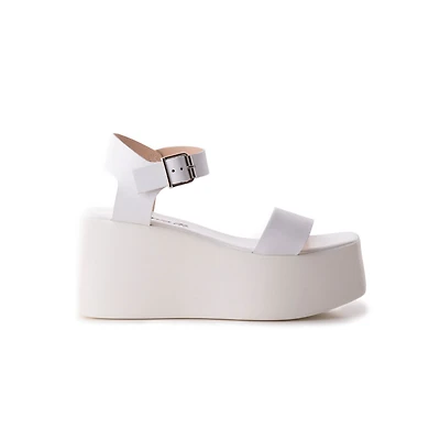Chaton Off White Leather