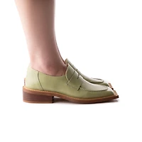 Malaya Light Green Leather
