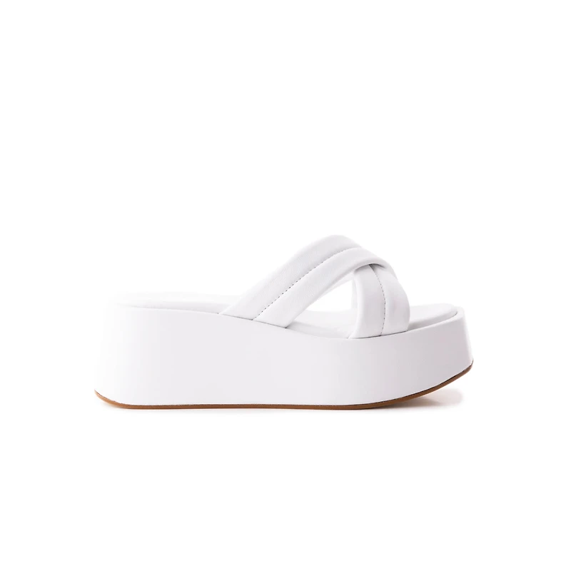 Sacra White Leather