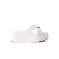 Sacra White Leather