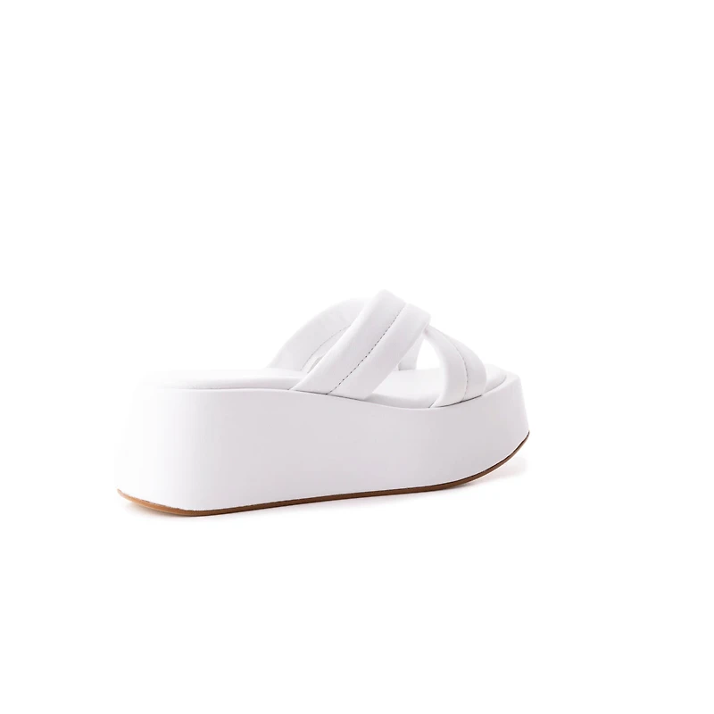 Sacra White Leather