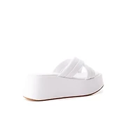 Sacra White Leather