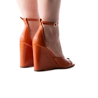 Vesta Burnt Orange Leather
