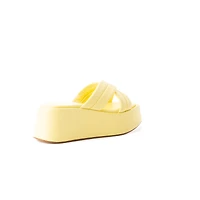Sacra Yellow Leather