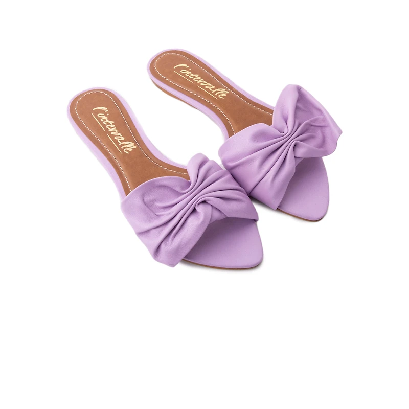 Martinique Lilac Leather