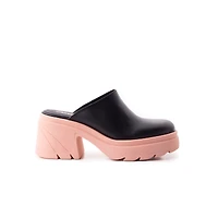 Silla Black/Pink Leather