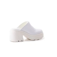 Silla White Leather