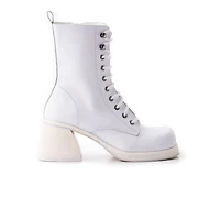 Rebel White Leather