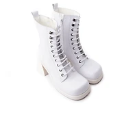 Rebel White Leather