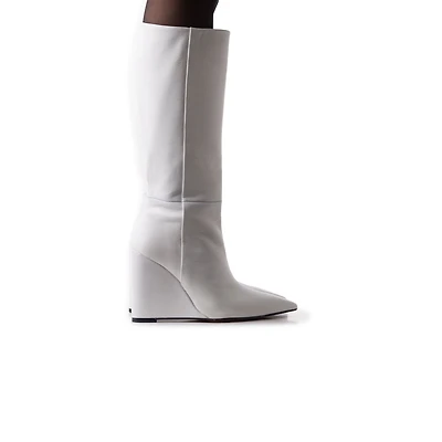 Heritage White Leather