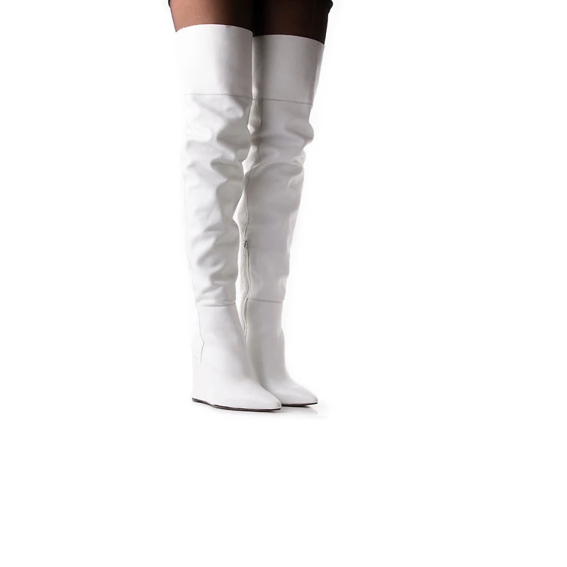 Harvest White Leather