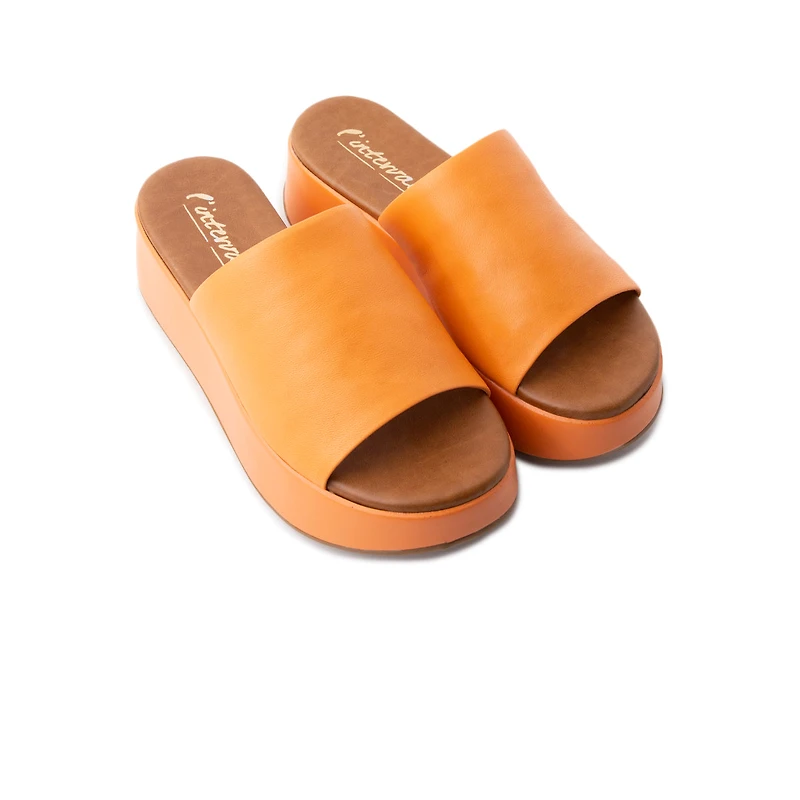 Cayman Orange Leather