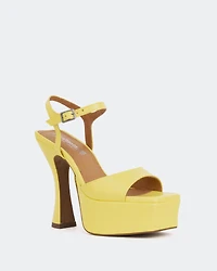 Betsey Yellow Leather/Cuir Jaune