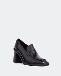 Brewer Black Leather