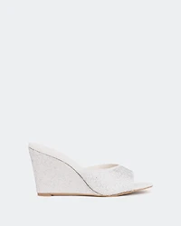 Crystal Off White Suede