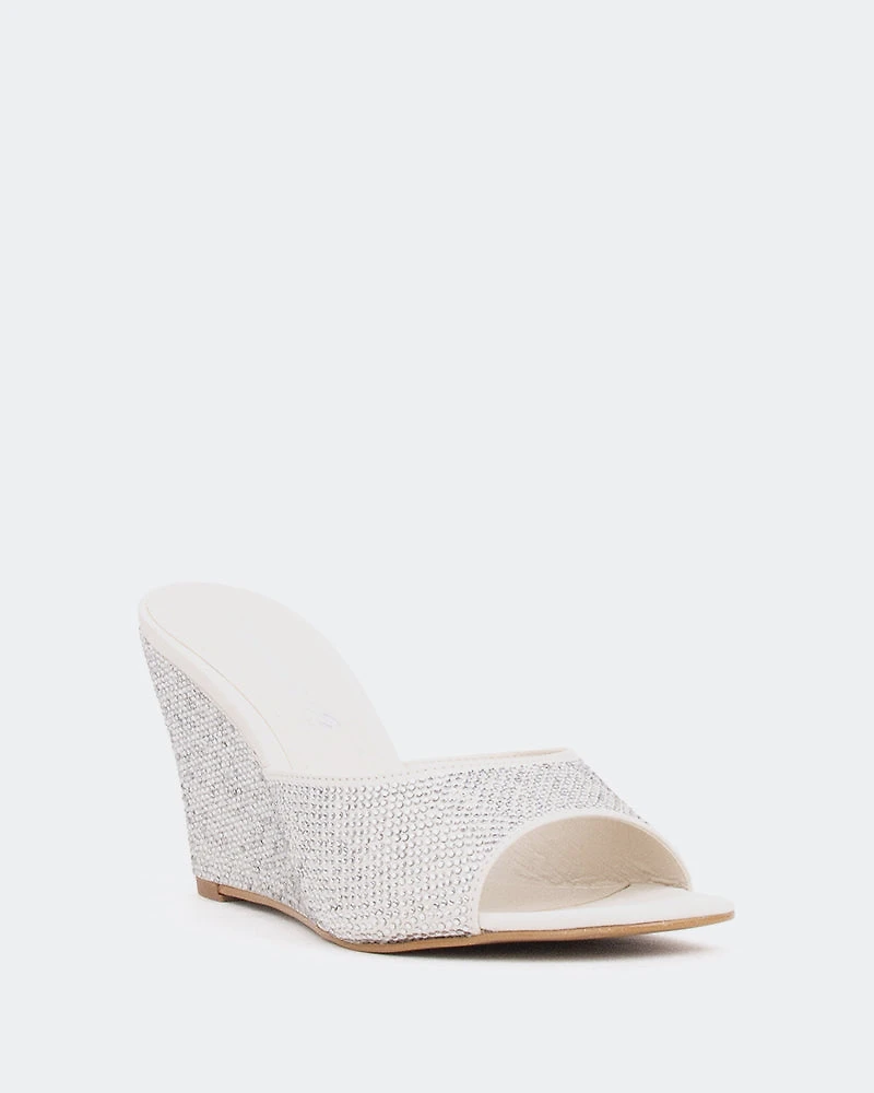 Crystal Off White Suede