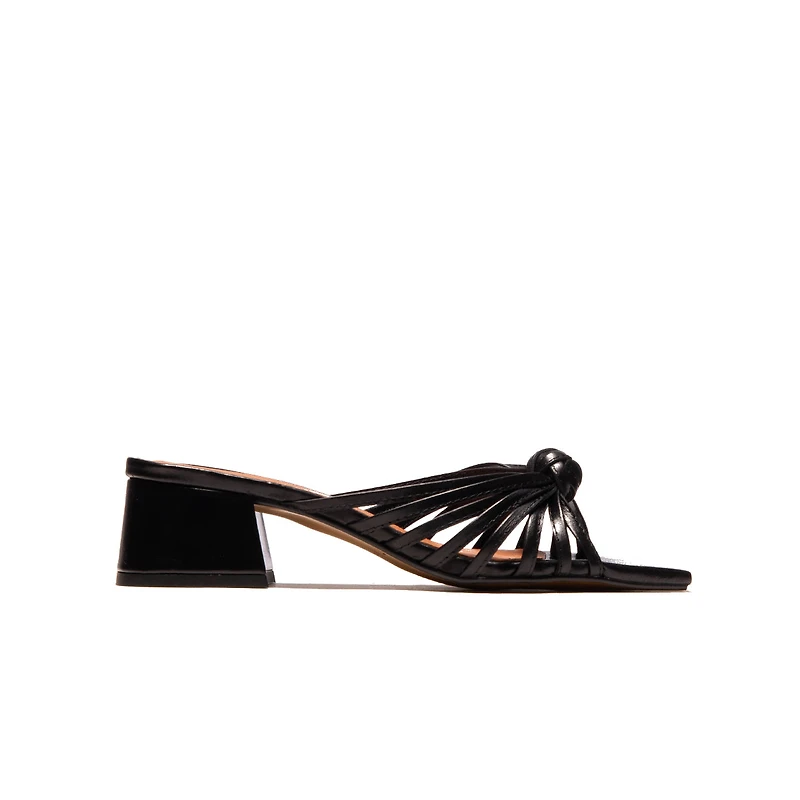 Damira Black Leather