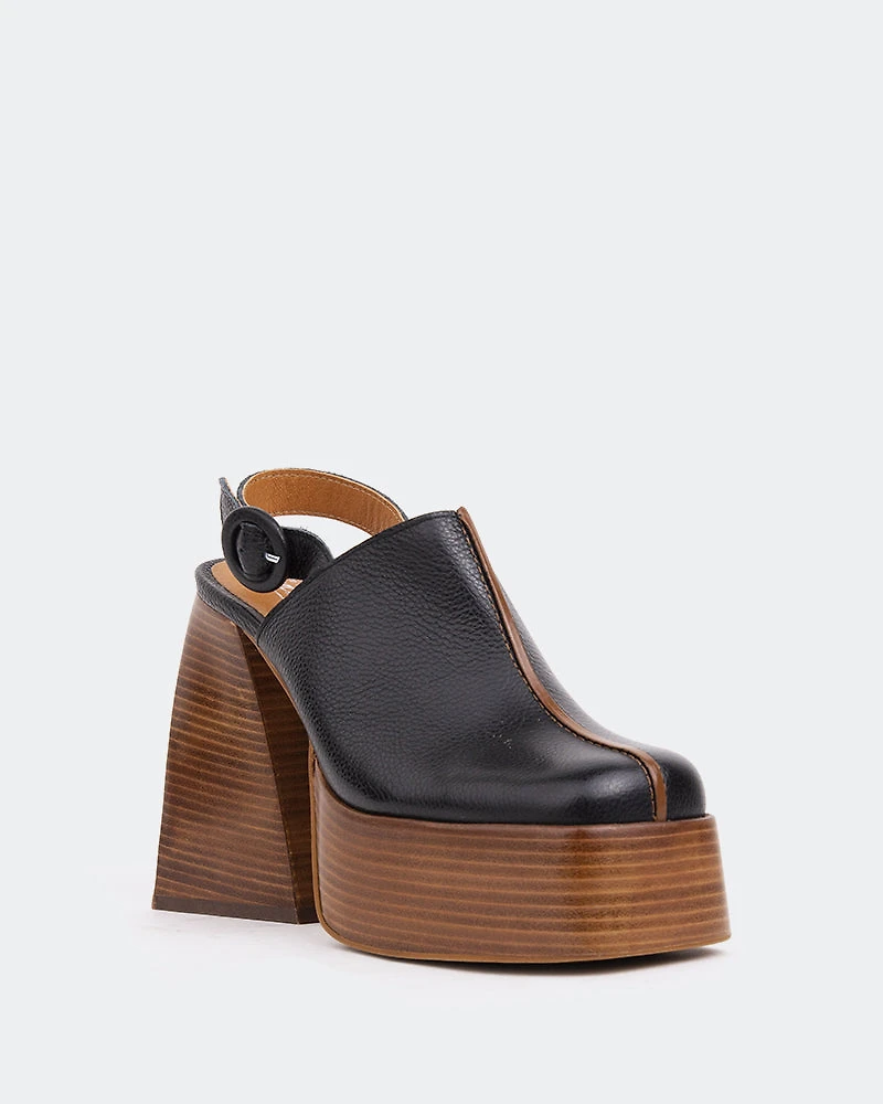 Dolphin, Black Leather/Cuir Noir