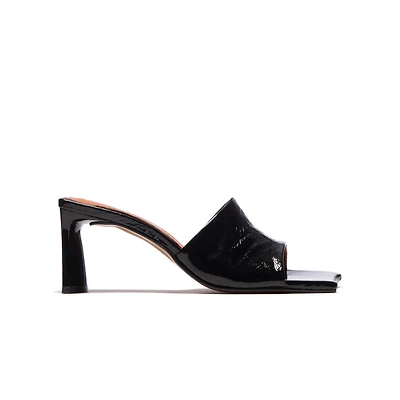 Singer Black Leather