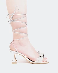 Elkano, Silver Leather/Cuir Argenté