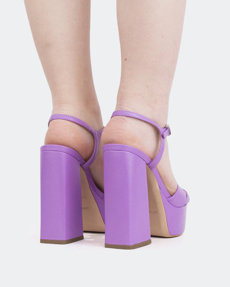 Embassy Purple Leather