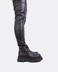 Flames Black Stretch