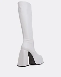 Freaky White Leather