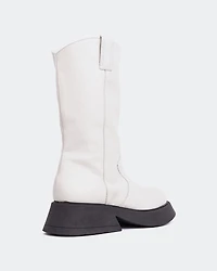 Gaulle Off White Leather