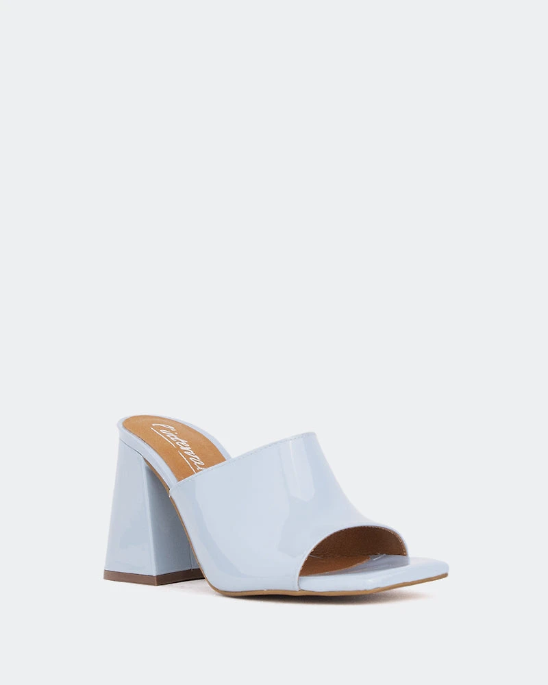 Herrera Blue Patent/Verni Bleu