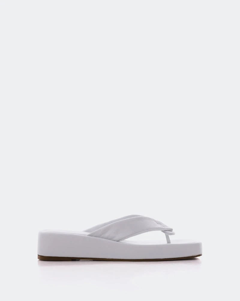Ismene White Leather