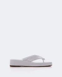 Ismene White Leather