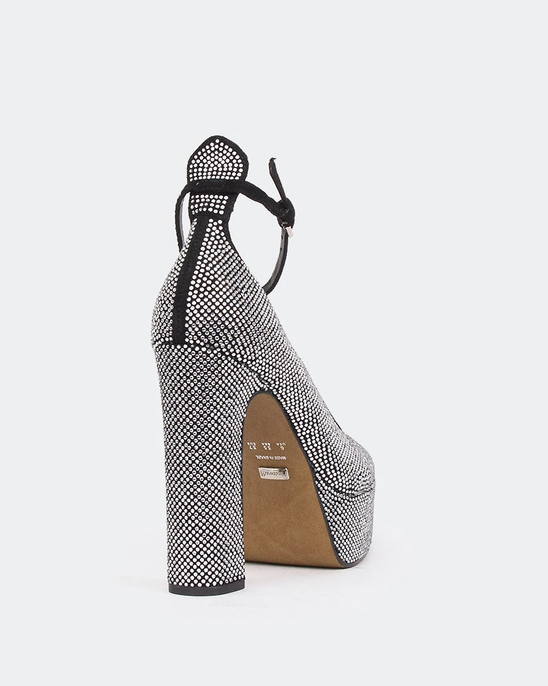 Jayne, Black Suede/Suède Noir
