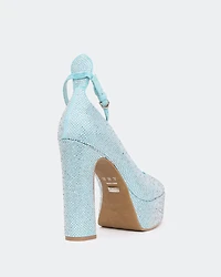 Jayne, Turquoise Suede/Suède Tur.