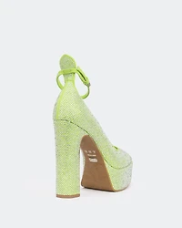 Jayne, Green Suede/Suède Vert