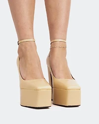 Lacey Nude Leather