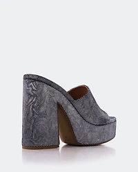 Lalaria Navy Leather