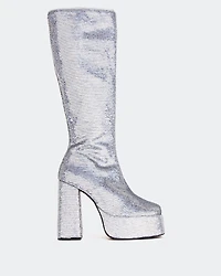 Latto Silver Sequins